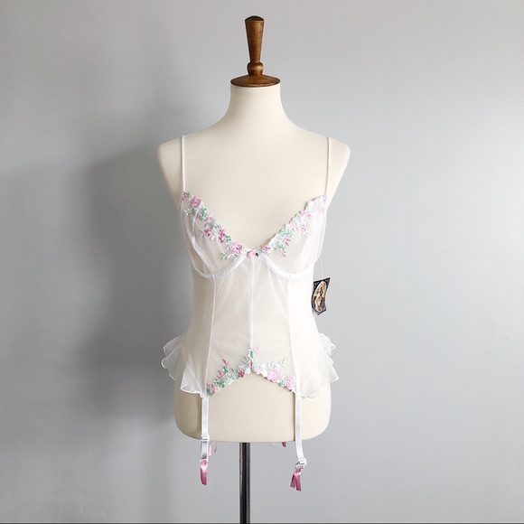 Vintage Other - NWT Vintage Mayela Sheer Lingerie Bustier Size L